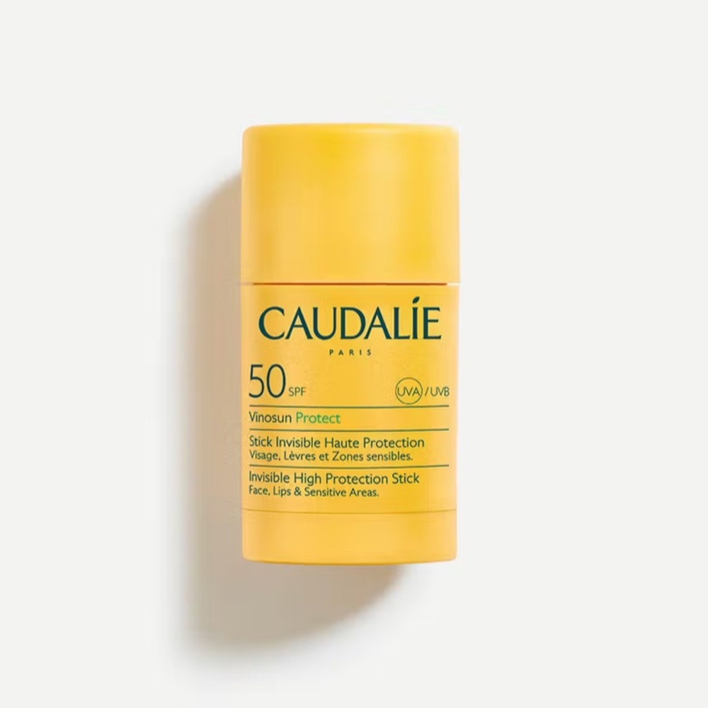 Caudalie Vinosun Sunscreen stick SPF 50 invisible non greasy NEW